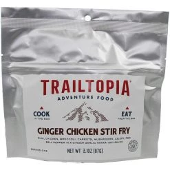 Second Gear WNC Trailtopia Ginger Chicken Stir Fry, Serves 1 (GF) Camp