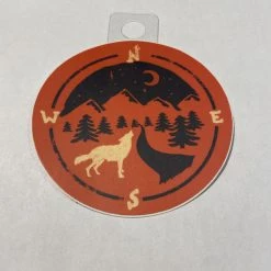 Second Gear WNC More Menottees Wolf Compass, Red