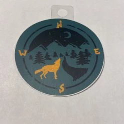 Second Gear WNC More Menottees Wolf Compass, Green