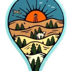 Second Gear WNC Menottees Location Symbol Fire Tower/Sunshine