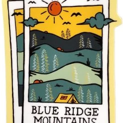 Second Gear WNC Blue Ridge Mountains Double Polaroid, Yellow