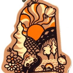 Second Gear WNC Menottees Groovy Doors, Brown More