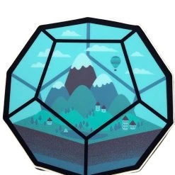 Second Gear WNC Menottees Terrarium, Blue