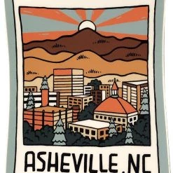 Second Gear WNC Menottees Asheville Polaroid, Grey Border More