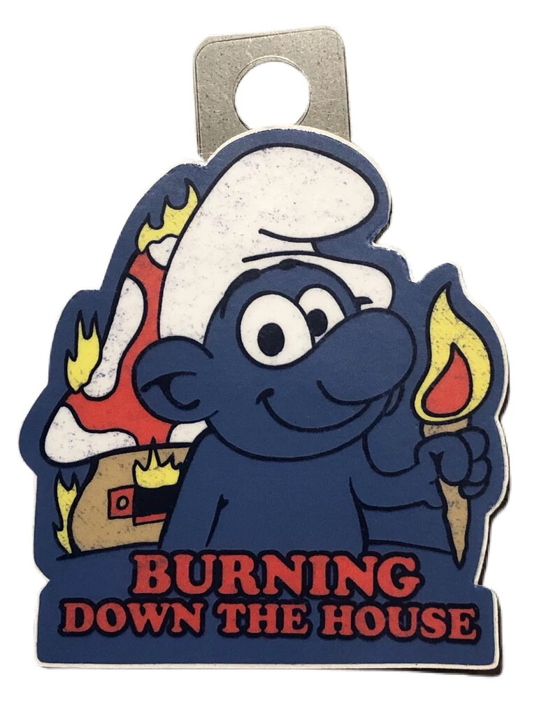 Second Gear WNC Menottees Burning Down The House Smurf