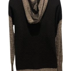 Second Gear WNC Smartwoool Shadow Pine Hoodie Sweater, Black/Grey, Women's M