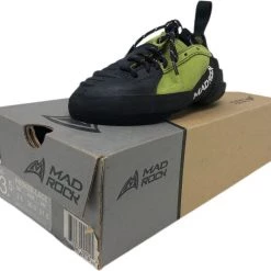 Second Gear WNC Mad Rock Hooker-Lace Climbing Shoe, Green, Kid's 3.5
