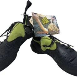 Second Gear WNC Mad Rock Hooker-Lace Climbing Shoe, Green, Kid's 3.5