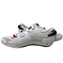Second Gear WNC Sidi Ergo 3 Carbon Bike Shoes, Red/White, 42