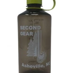 Second Gear WNC Nalgene Second Gear Narrow Mouth Water Bottle, Woodsman, 32oz., Tritan