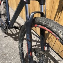 Second Gear WNC Giant Talon Hardtail Bike, Blue/Red XL Frame