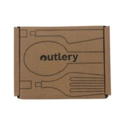 Second Gear WNC Outlery | Portable & Reusable Stainless Steel Travel Cutlery Set Camp