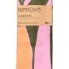 Second Gear WNC Camp Nomadix Ultralight Towel, Green/Pink, 54x30