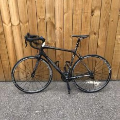 Second Gear WNC Trek Madone 5.2 Carbon Fiber Road Bicycle, Black/Grey, 23in. Bike