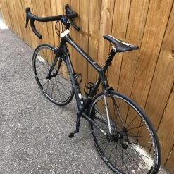 Second Gear WNC Trek Madone 5.2 Carbon Fiber Road Bicycle, Black/Grey, 23in. Bike