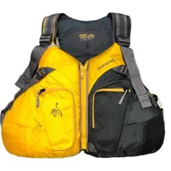 Second Gear WNC Stohlquist Misty Type III PFD, Yellow/Grey, Adult L Paddle