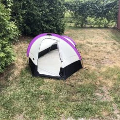 Second Gear WNC Walrus Single Person Tent, Purple/White