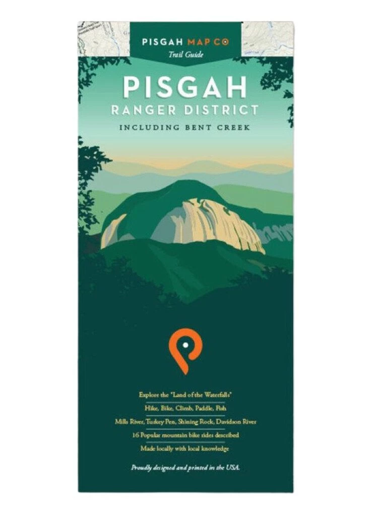 Second Gear WNC Pisgah Map Company Pisgah Ranger District Map
