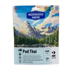 Second Gear WNC Backpacker's Pantry Pad Thai, 2 Servings (VG) Camp