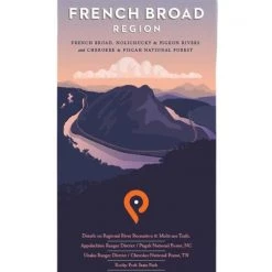 Second Gear WNC Pisgah Map Company French Broad Region Map Books & Maps