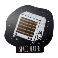 Second Gear WNC More Menottees Space Heater Sticker