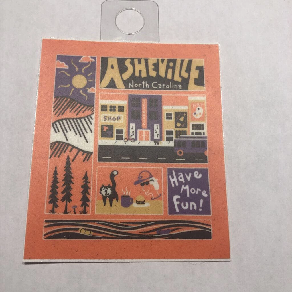 Second Gear WNC Asheville, Have More Fun Orange