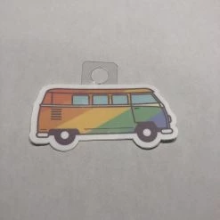 Second Gear WNC Menottees Rainbow VW Bus More
