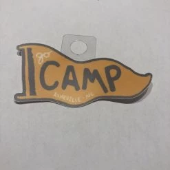 Second Gear WNC Go Camp Pennant, Black/Orange