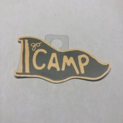 Second Gear WNC Go Camp Pennant, Yellow/Green