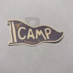 Second Gear WNC More Go Camp Pennant, White/Purple