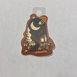 Second Gear WNC More Ashville Shooting Star Night Scene (Red)